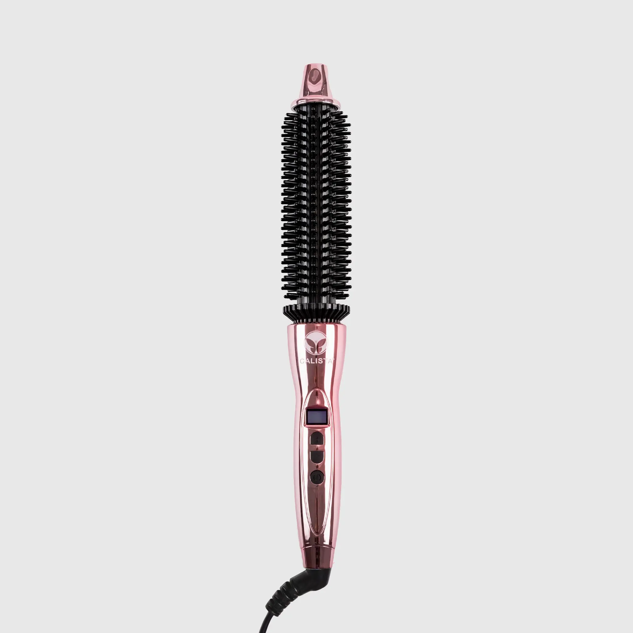 Perfecter Pro Heated Round Brush 1" - Curling Iron Alternative for Damage-Free Hair Styling - Curl, Smooth & Lift with Less Frizz & More Shine