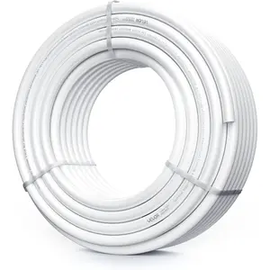 VEVOR PEX Pipe 1/2 Inch, 2x 100 Feet Non-Oxygen Barrier PEX-A Flexible Pipe Tubing for Potable Water, for Hot/Cold Water Easily Restore, Plumbing Applications with Free Cutter, Blue RedVEVOR Super Brand Day