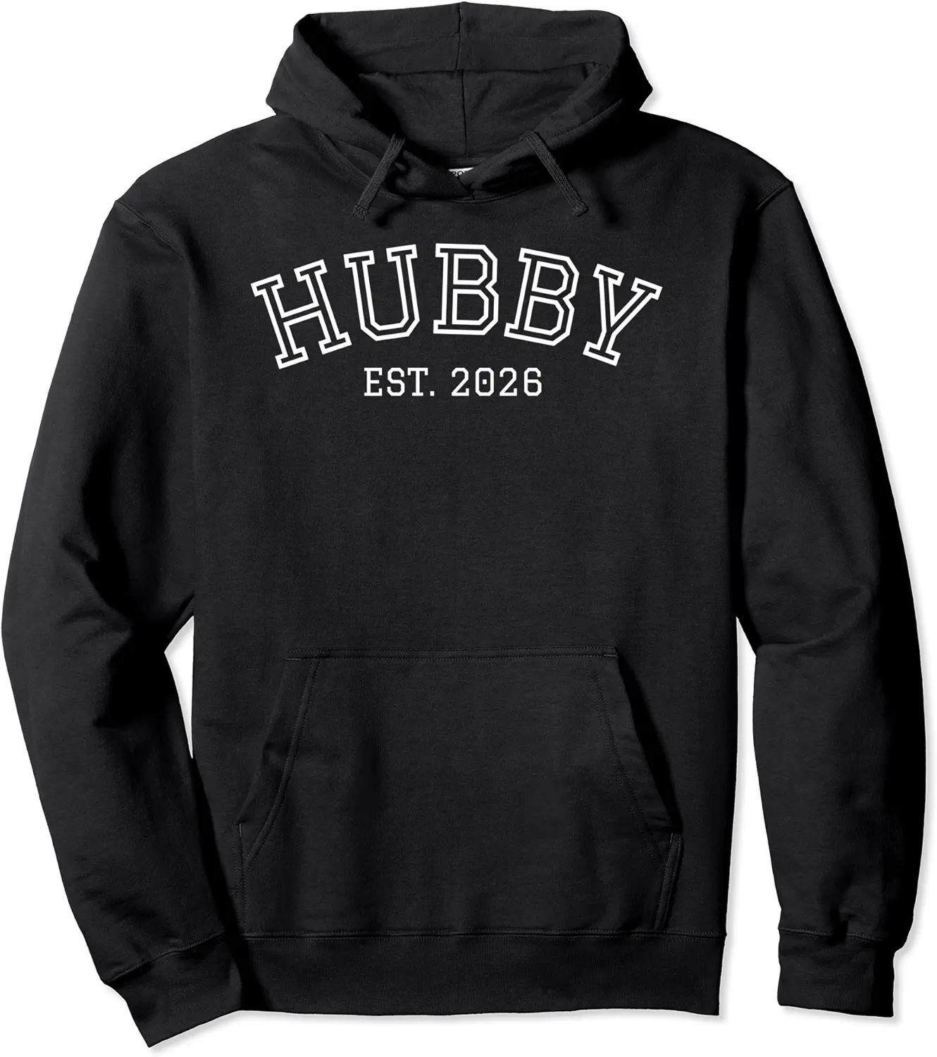 Hubby Est. 2026 Matching Couple Married 2026 Hubby Wedding Pullover Hoodie - Matthewmatt Shop 34B0CRK52VR7