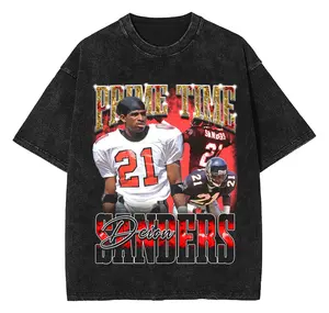 Deion Sanders Bootleg T-Shirt, Dallass Football Vintage Retro 90s Shirt, Sport Wash Tee, American Football Bootleg Gift for Fan