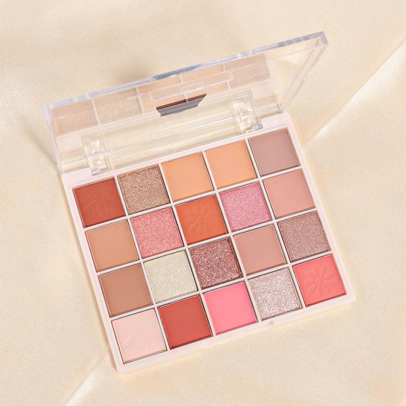 Nude Pink Gold Brown Basics Eyeshadow Palette,Matte Nude Neutral Naked Eye Shadow Makeup,Highly Pigmented Long Lasting Waterproof Ultra-Blendable,Great for Travel Gift Kit