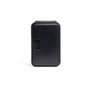 The Kickback – MagSafe Wallet, Stand & Grip in One by Andar | Full-Grain Leather Card Holder with Elastic Band & Phone Stand for iPhone Everyday Carry