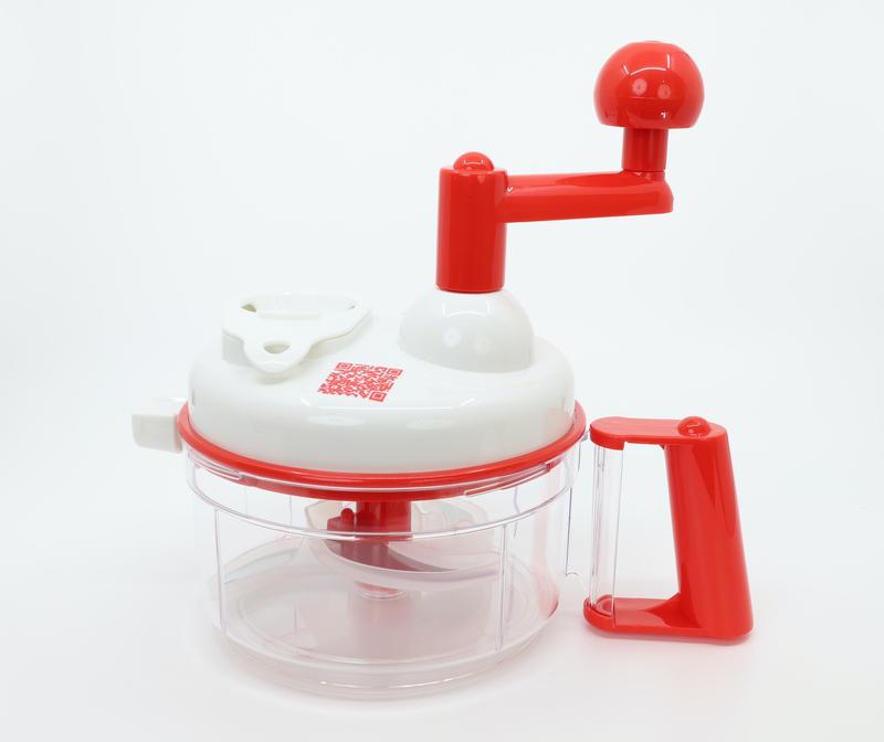 Salsa Maker Machine My Salsa Maker (Hand Operated Processor with Triple Curved Blade ...