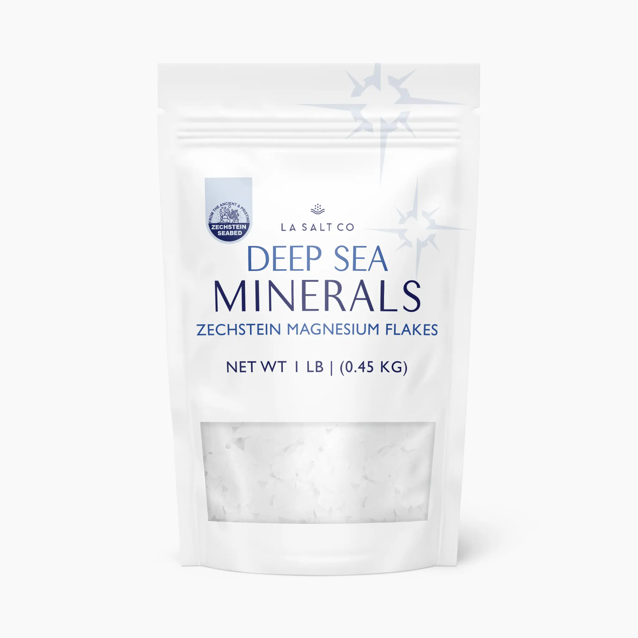 LA SALT CO Magnesium Bath Flakes | Pure Zechstein Magnesium Chloride | Fast Dissolving | Relaxation & Recovery