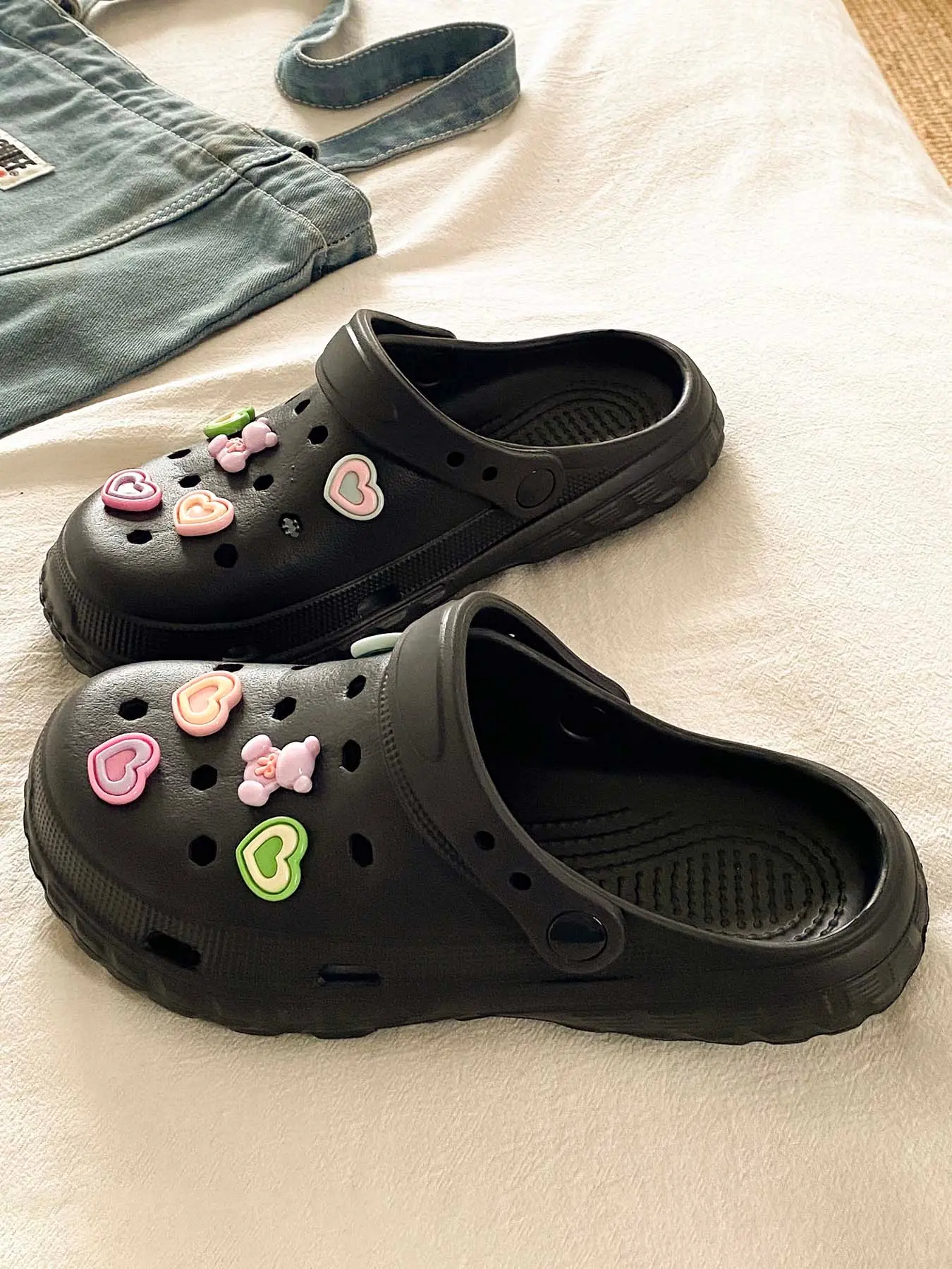 Summer Trendy Korean Style Sweet Cool Sandals for Women, Eva Outdoor Casual Comfortable Lightweight Soft Sole Beach Shoes, Fashion Versatile Two-Wear Garden Shoes, Slipper Shoes