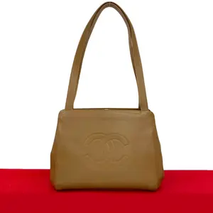 Pre-owned CHANEL Calfskin Shoulder Bags Caviar Shoulder Bag