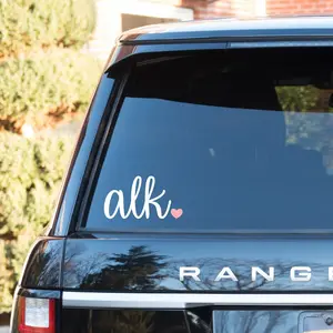 Monogram Car Decal, Vinyl Monogram, Car Monogram, Laptop Monogram, Vinyl Decal, Personalized Car Decal, Monogram Sticker