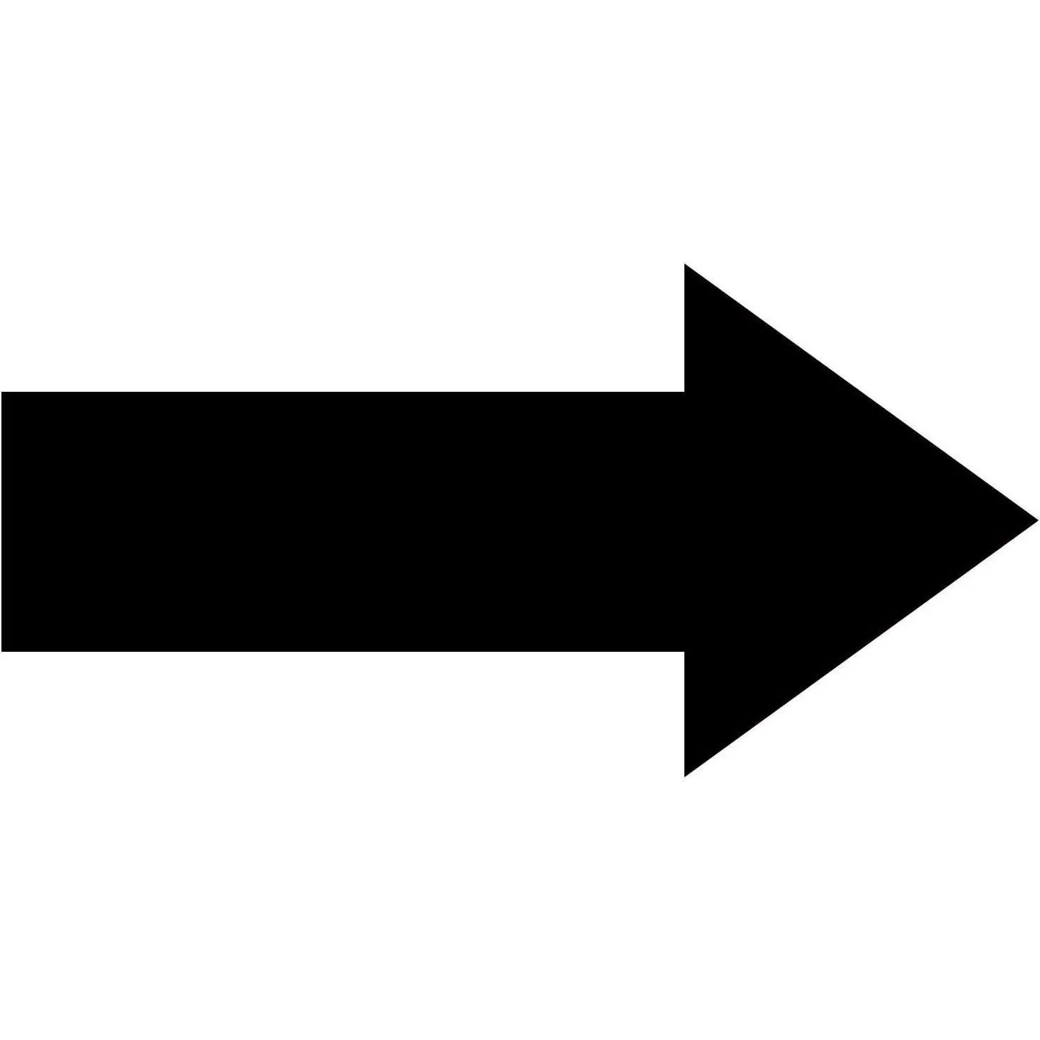 Arrow Sticker Directional Decals 12x6 Inch 24 Pack Marking Sign Removable Floor Arrows Stickers Adhesive Decal for Warehouse Event (Black)