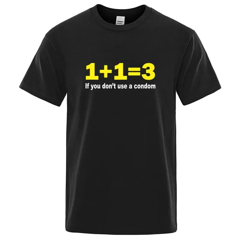 Men's Graphic T-Shirt, Casual Loose Cut 100% Cotton Tee with Programmer Joke, Breathable for 4-Season Wear, Tshirt, Four Seasons