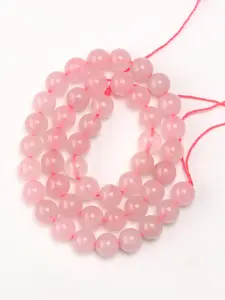 Natural Sakura Crystal Round Beads, Rose Quartz Beads, DIY Mix Beads for Jewelry Making, DIY Necklace Bracelet Earrings, 4mm-10mm for handmade Christmas and Valentine's Day gifts, DIY Beading Accessories