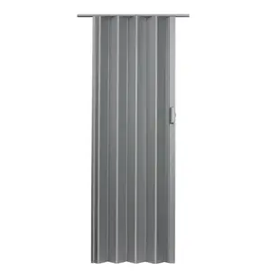 Spectrum  36 x 96 in. Elite Accordion Door, Satin Silver