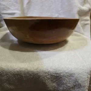 Handcrafted Wooden Bowl - Natural Finish, Perfect for Serving Cereal, Soup, or Fruit - Eco-Friendly Kitchenware