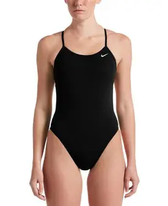 NIKE Women's Hydrastrong Solid Cut-Out One Piece NIKE Women's Hydrastrong Solid Cut-Out One Piece