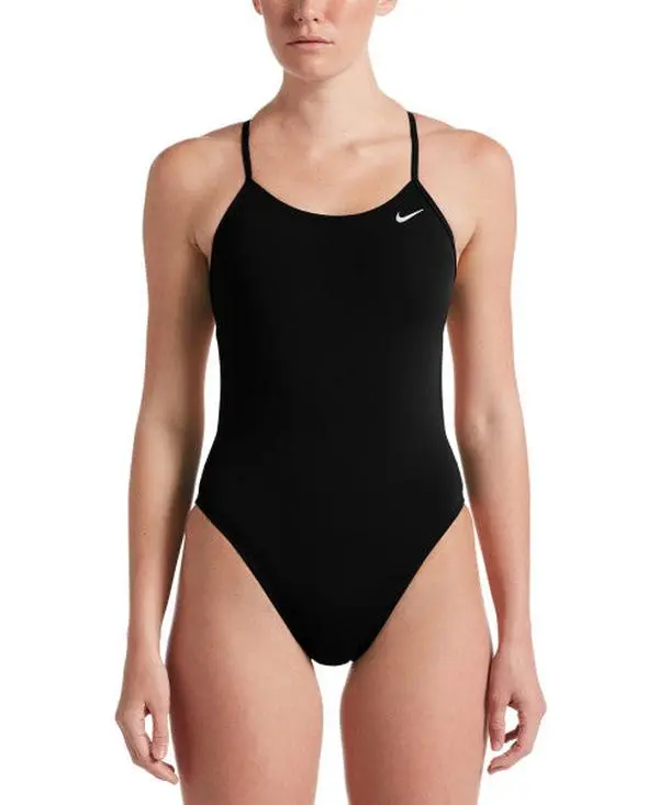 NIKE Women's Hydrastrong Solid Cut-Out One Piece NIKE Women's Hydrastrong Solid Cut-Out One Piece