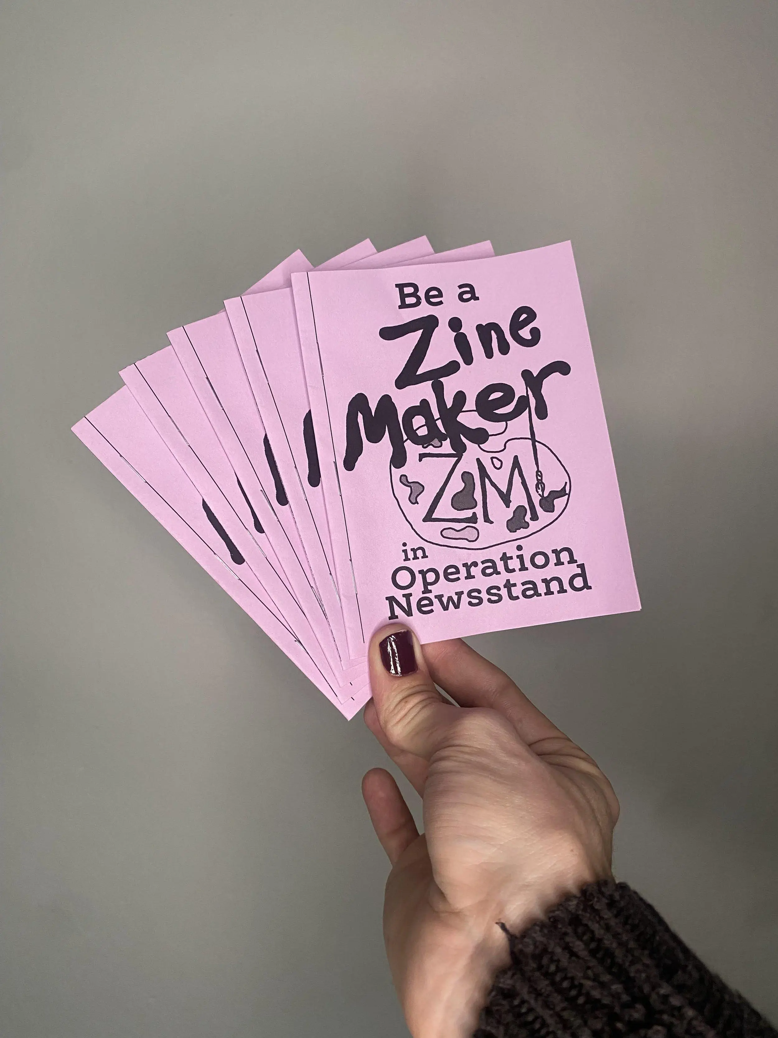 Be a Zine Maker in Operation Newsstand Zine