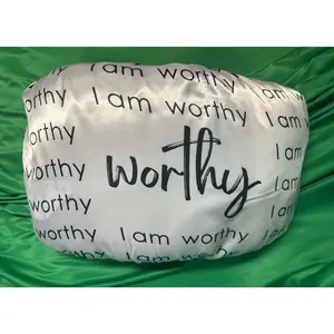 I am worth satin pillow covers Breathable Washable