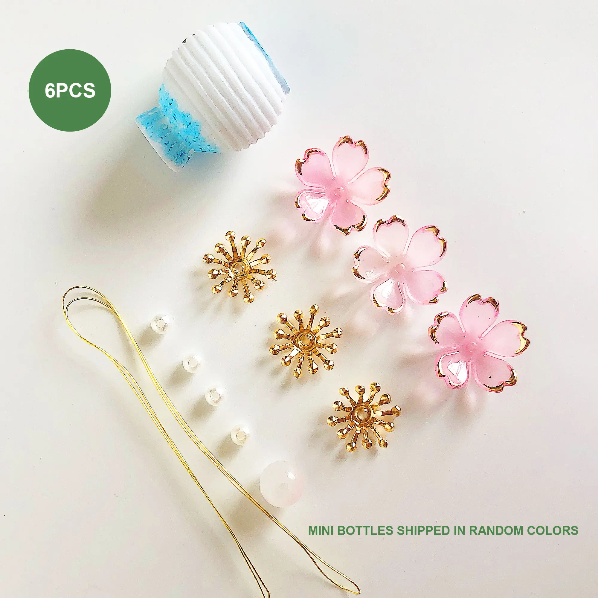 Cute Mini Vase Fridge Magnet Set with DIY Craft Materials, 6PCS Nordic Chinese Style Refrigerator Magnets, Creative Resin Flower Vase Decor for Kitchen, Bedroom and Office, Handmade Gift for Girlfriend, Mom, Sister and Best Friend