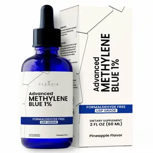 CLENVIA Methylene Blue, 1% USP (Pharmaceutical) Grade 2oz – USP Grade 1% Solution | Third-Party Tested | Brain Health Supplement for Men & Women | No Formaldehyde | High Purity