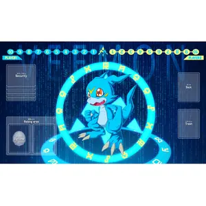 Veemon Crest of Miracles Single Player Playmat Digimon Card Game TCG
