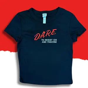 DARE To Resist Embroidered Unisex Crewneck Sweatshirt, T-shirt or Baby Tee