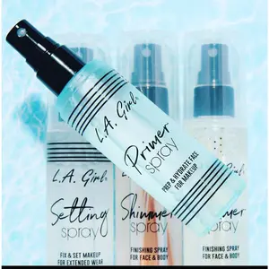 La Girl prep, set, shimmer