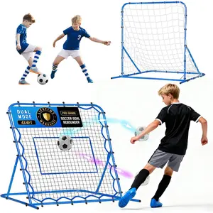 Soccer Baseball Rebounder Net, Soccer Goal Net, Volleyball Softball Rebound Pitchback Net Quick- Angle  for Control, Passing Practice, Bounce  Rebounder Goals Gifts Trainer Equipment