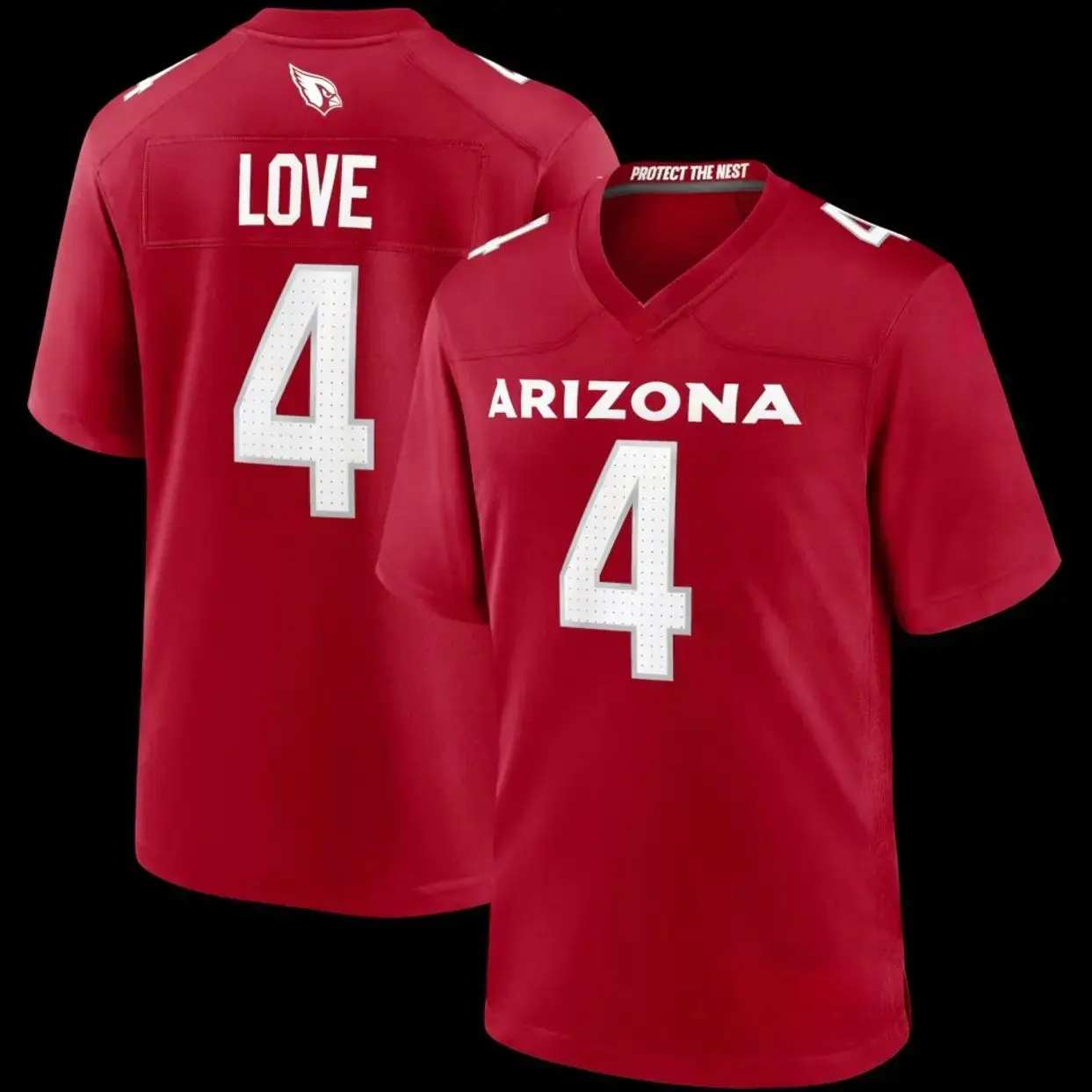 Unisex Football Love Arizona Alternate Draft First Round Pick No. 3 Team Game Jersey - Cardinal