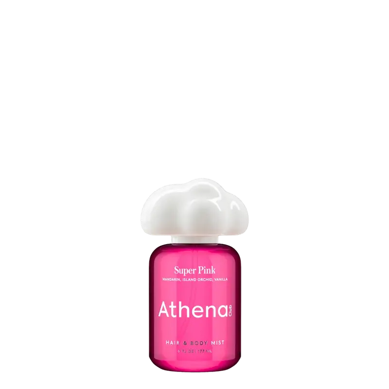 Super Pink - Athena Club Hair & Body Mist | Fine Fragrance | Lightweight & Layerable | Long-Lasting Wear | Dual-Purpose for Hair + Body