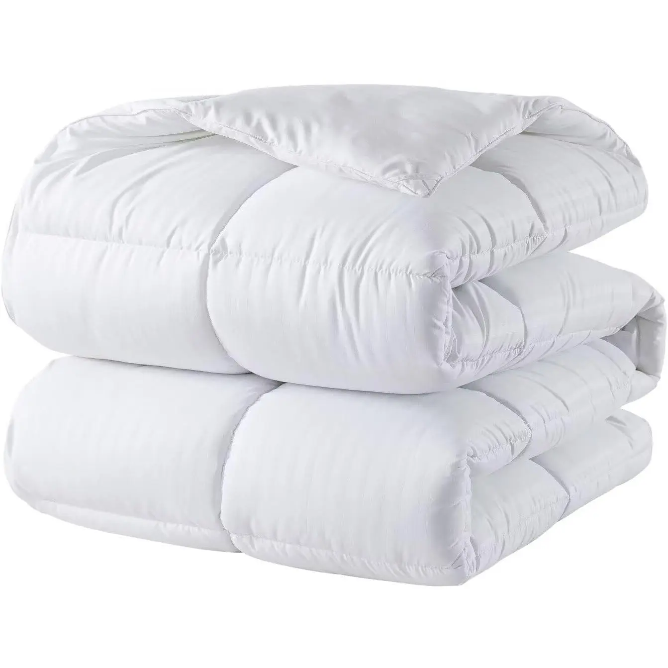 Comforters Twin Size, Duvet Insert, White Duvet, Lightweight Quilt, Down Alternative Comforter with Corner Tabs (White, Twin 64x88 Inches)