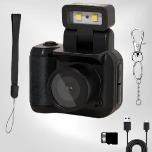 Kool Keys Digital Keychain Camera Mini Camera with HD Video, Easy One-Touch Operation, Lightweight & Portable Design, Perfect for Travel & Everyday Use, Ideal for Capturing Memorable Moments, USB Rechargeable, Memory Card Compatible