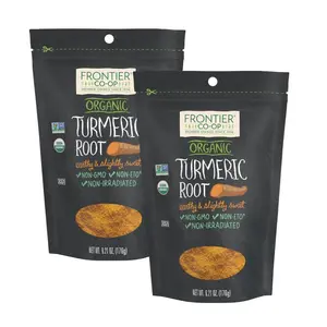 Frontier Co-op Turmeric Root, Ground, Organic 6.21 oz. (2 Pack)