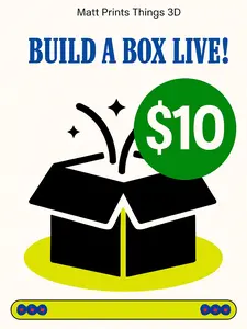 $10 LIVE Build a Box! Build a box live with us!