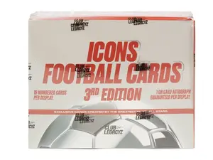 2026 Club Legacyz Icons Soccer Third Edition Hobby Trading Cards LV