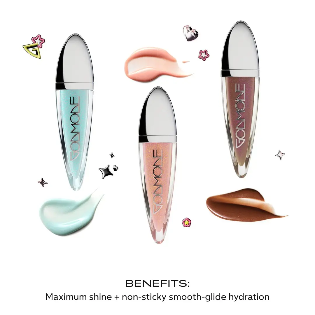 GODMODE BEAUTY Mirage Color Gloss, Pearl Doe Cosmetic, Glossy Lip Product for Daily Makeup Lip Care
