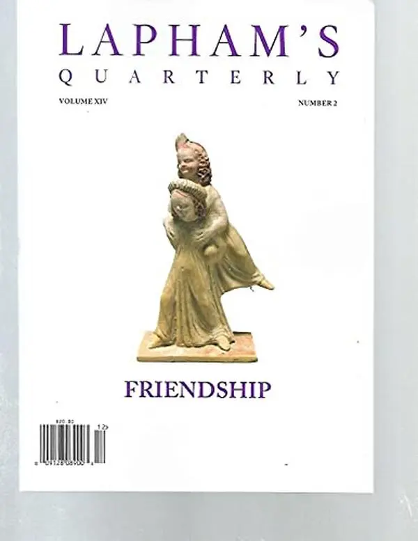 Used Lapham’s Qtrly Magazine - Spring 2021 Friendship Theme, Softcover Book