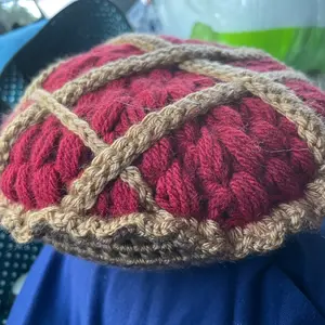 Crochet Soft Cherry Pie “Pie-low” Pillow