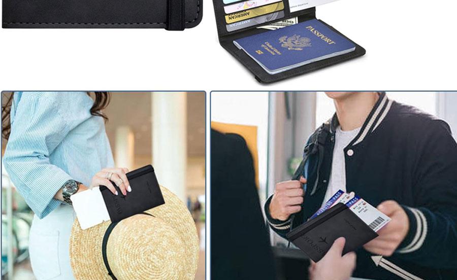 Passport Holder for Travel Essentials  Passport Wallet Cover Case for Travel  Accessories,Passport Book Holders for Women/Men