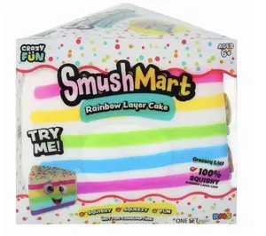 smushmart rainbow layer cake quishy