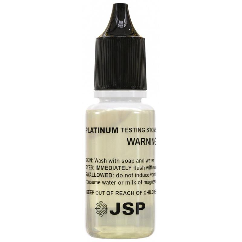 GTE Gold Silver Platinum Testing Kit - 9K 10K 12K 14K 18K 22K 999 925 Sterling - 15ml JSP Solutions & 2x4" Test Stone - Professional Grade for Jewelers & Collectors