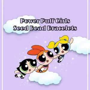 Power Puff Girls Seed Bead Bracelets - Creative Design Inspired by Popular Characters