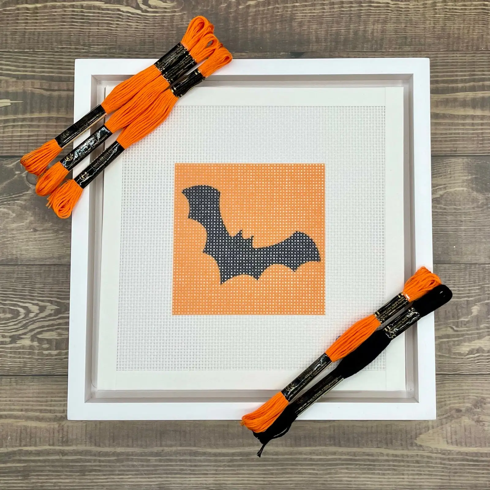 Halloween Bat Needlepoint Design