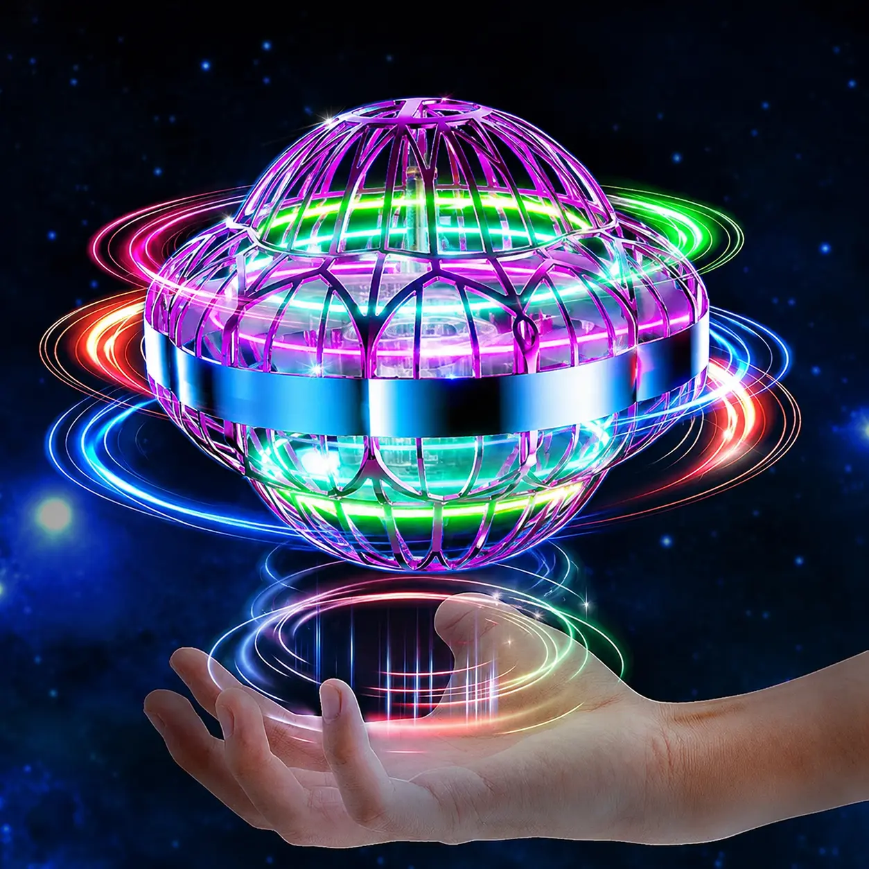 2026 Cosmic Flying Orb Hand Controlled Boomerang Hover Drone |   Galactic Fidget Spinner + Outdoor Fun |   Epic Gift for 6-12+ Kids & Teens! gift choices, party toys, cool gifts, family fun, Christmas gifts。