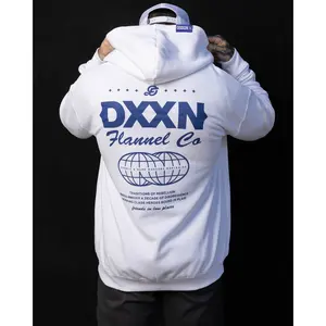 Blue Tech Zip Up - White