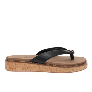 Corkys Womens Off The Deep End Flip Flops Casual Sandals Casual Low Heel 1-2" - Black