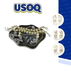 USOQ 68 Types Bling Shoe Charms for Women Sparkle Rhinestones Shoe Decoration Charms Girly Shoe Chains DIY Shoe Accessories for Party Favor