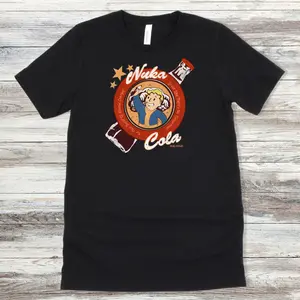 Personalized Nuka Cola Shirt, Fallout T-Shirt, Vault-Tec Tee, Gamer Shirt, Unisex, Video Games Tee, Vault Boy Shirt, Fallout Fan Gift, Gifts for Dad, Gifts for Boyfriend, Gifts for Girlfriend, Gifts for Husband, Gifts for Mom TEE63 1491