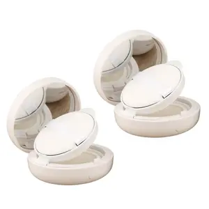 Empty Air Cushion Box with Powders Sponges Mirror Makeup Case for BB Cream