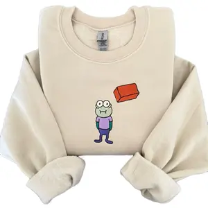 Hoopla Embroidered Crewneck Sweatshirt Unisex