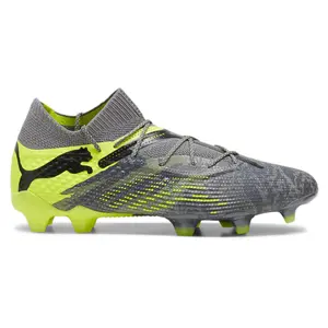 PUMA Mens Future 7 Ultimate Rush Firm GroundArtificial Ground Soccer Cleats Cleated, Firm Ground - Green, Grey