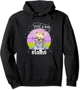 Just a boy who loves sloths cute sloth costume for boys Pullover Hoodie - Ciennaslay Shop 23B09BVSJW9Q
